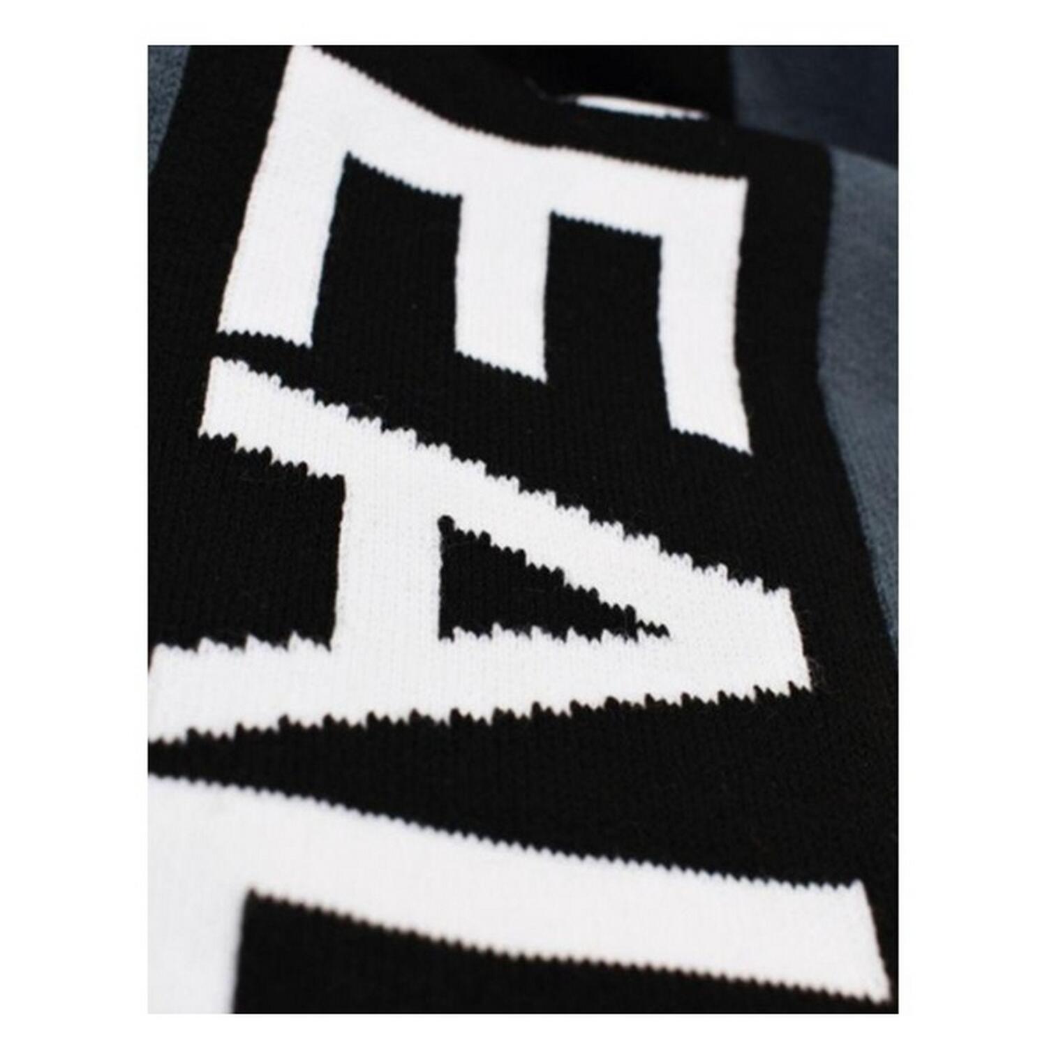 SciarpaLavorato A Maglia Real Madrid CF 8Th Bianco Nero 2/3