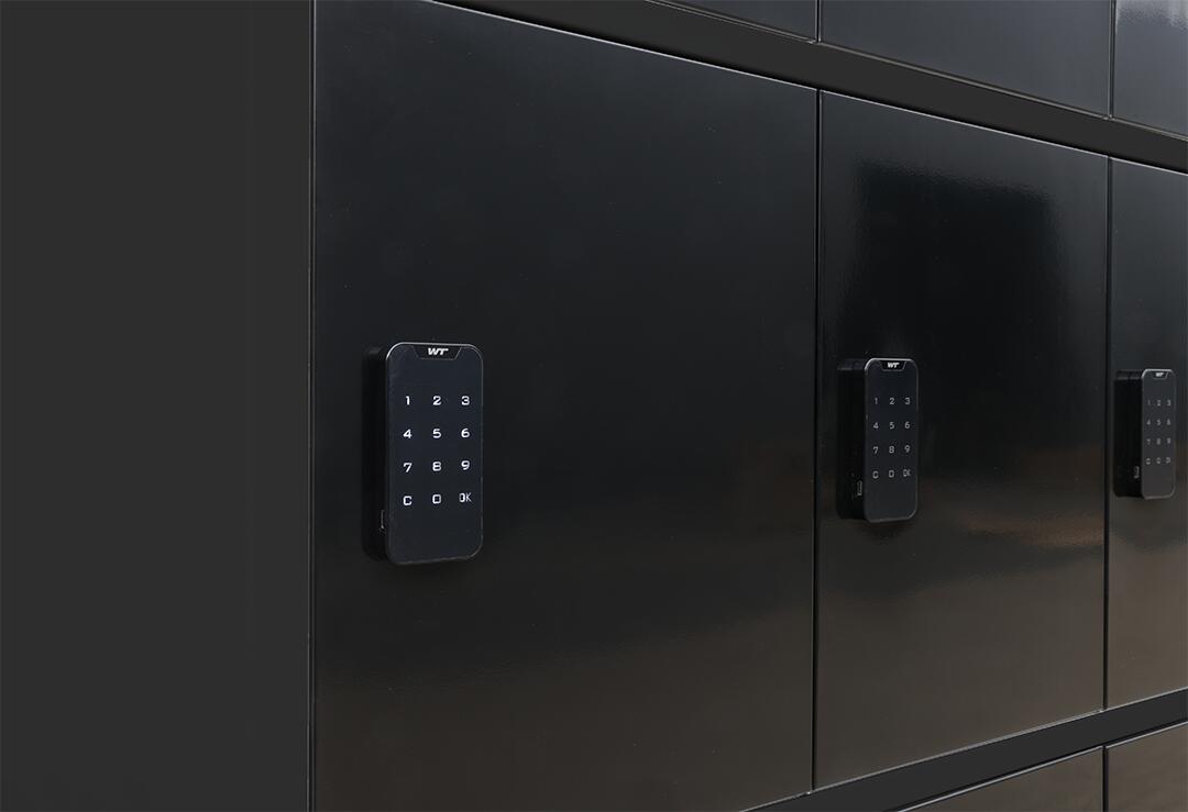 Lockerkast met digitaal cijferslot - Zwart - 112x42x150 cm - 9 lockers 2/7