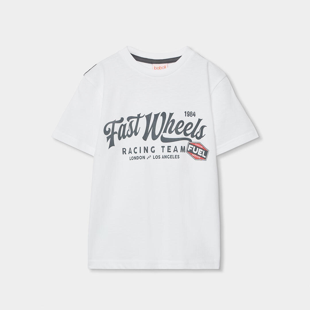 Conjuntos de verano de gimnasia kids niño boboli gris 3/7
