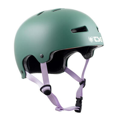 Helm - evolution solid - satijngroen - maat l/xl - tsg