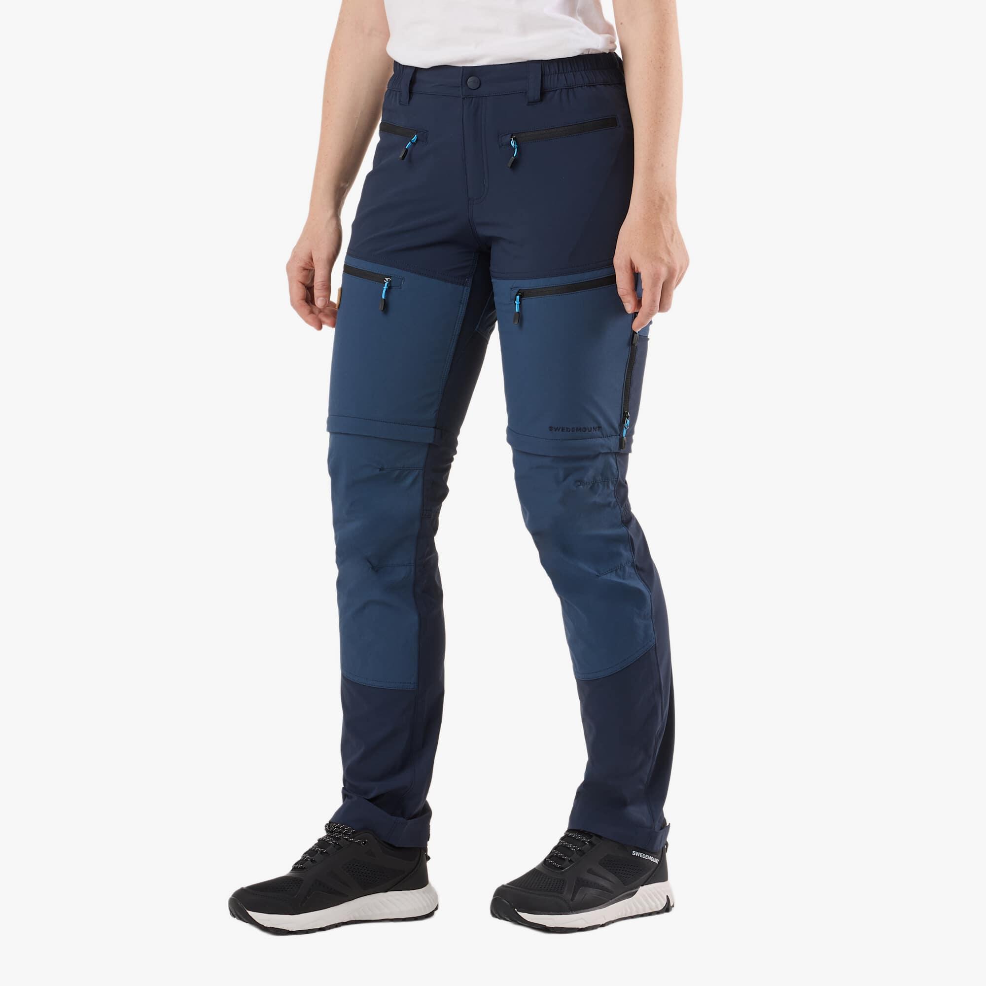 Damen Wanderhose Outdoor winddicht atmungsaktiv Lofoten Stretch Zip-Off 4/7