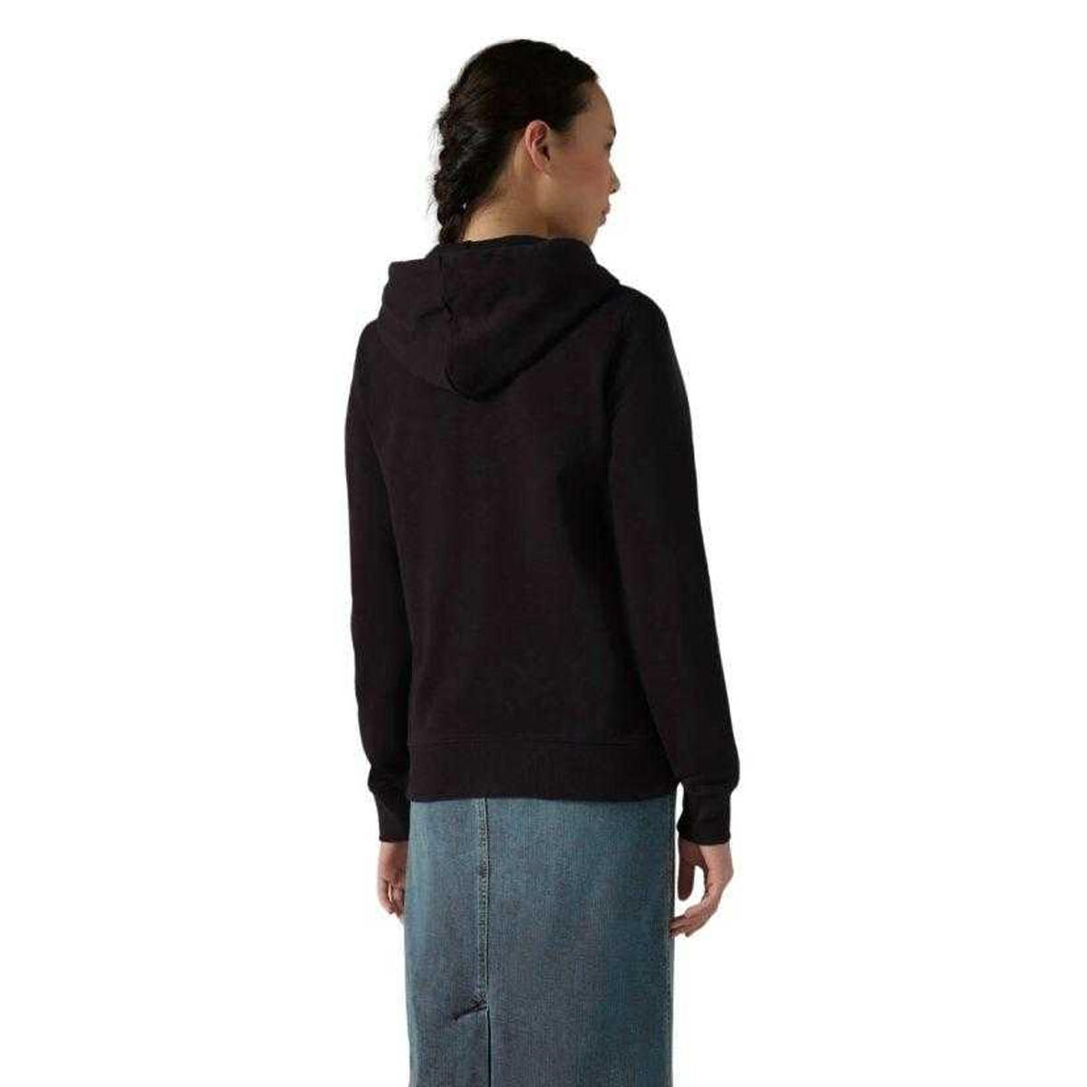 Felpa Con Cappuccio E Zip Intera Donna Champion Nero 3/4