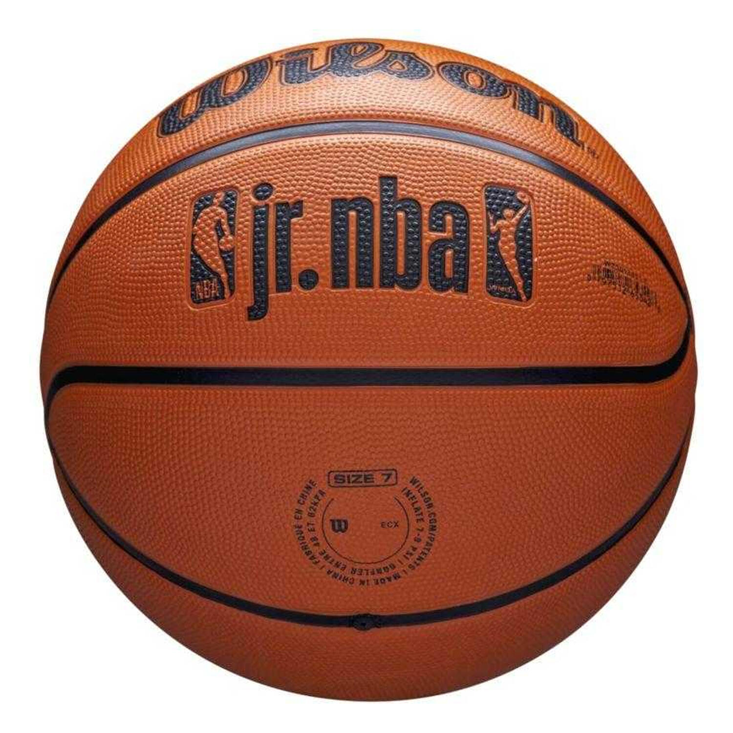 Piłka do koszykówki koszykowa Wilson JR NBA Fam Logo pomarańczowa WZ3013001XB6 6 4/4
