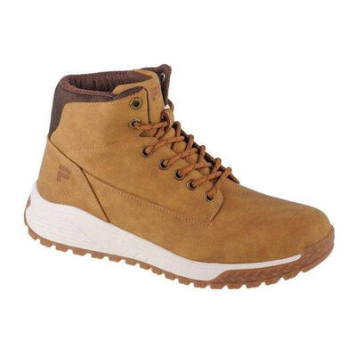 Heren lance xxi leren enkellaarsjes (bruin)