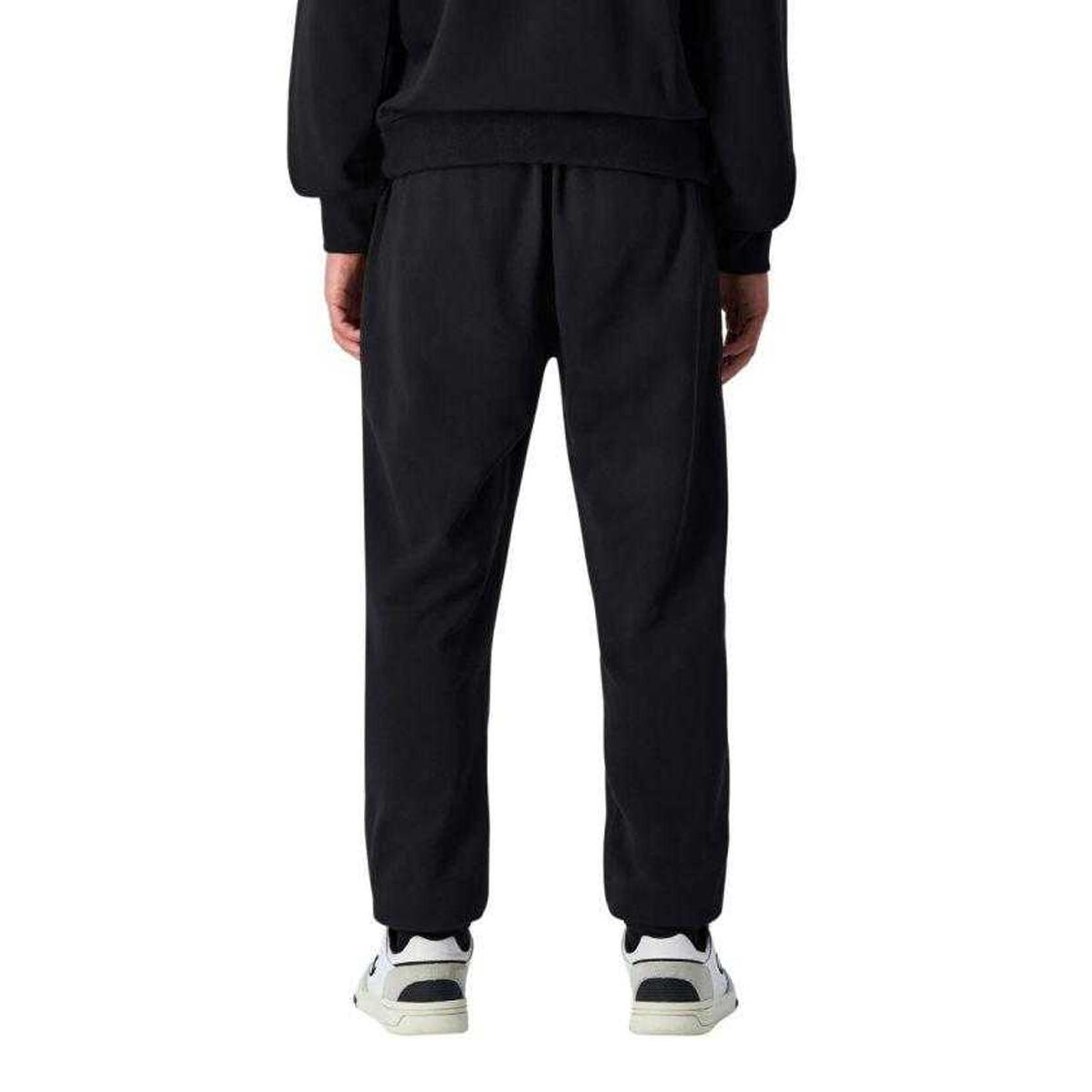 Calças de treino standard com punhos canelados para homem (Preto) 3/5
