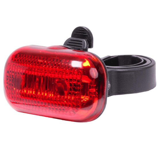 Lampka rowerowa tylna 3 LED Profex na baterię, wodoodporna