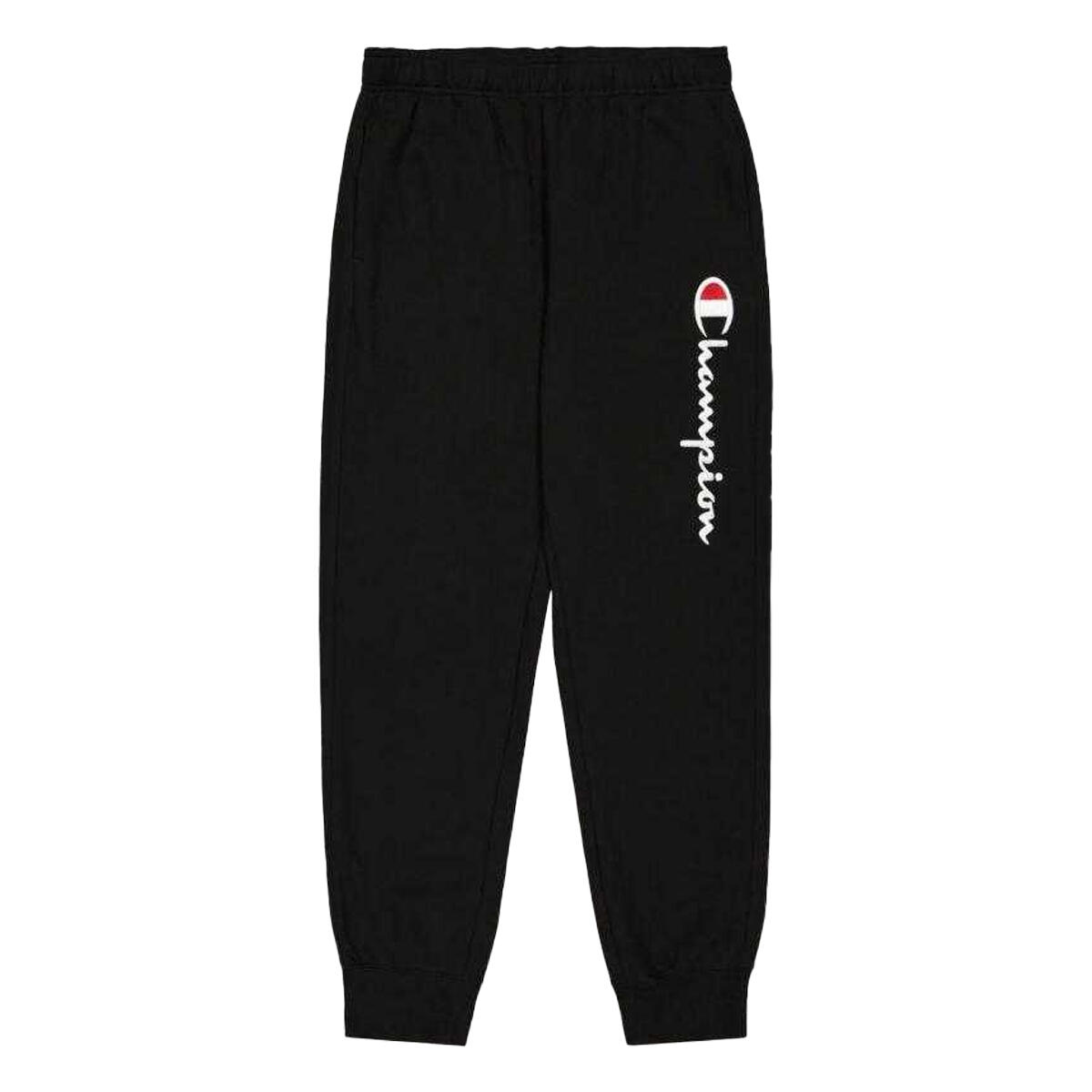 Calças de treino standard com punhos canelados para homem (Preto) 2/5