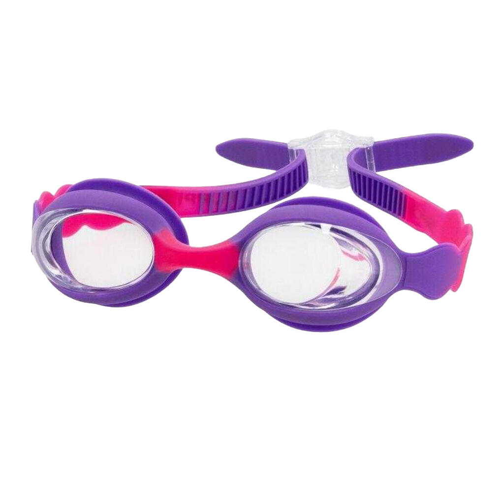 Childrens/Kids Flippi Swimming Goggles (Violet/Pink)