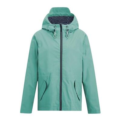 Dames bayletta grid distress waterdichte jas (lente geel)