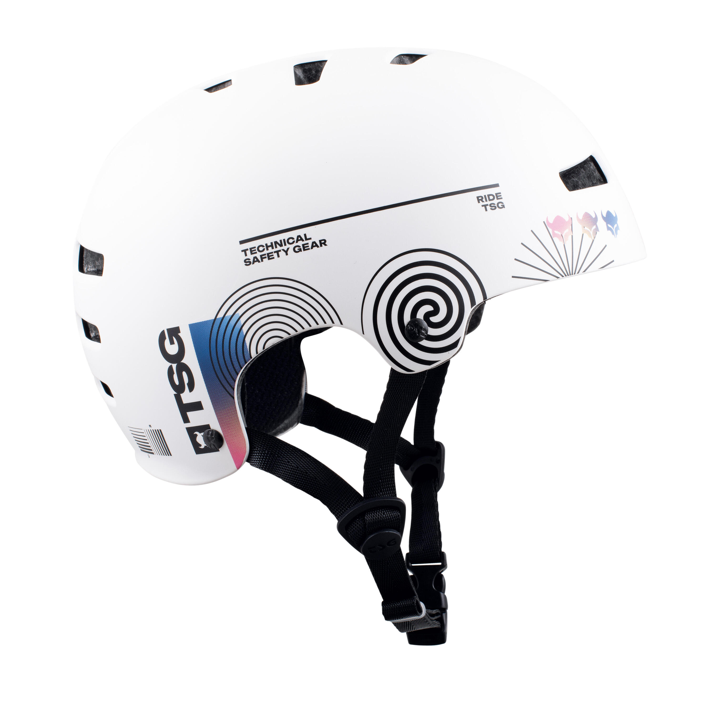 Casque Evolution Graphic Design Blanc Board-Cast - Taille L/XL - TSG 2/4