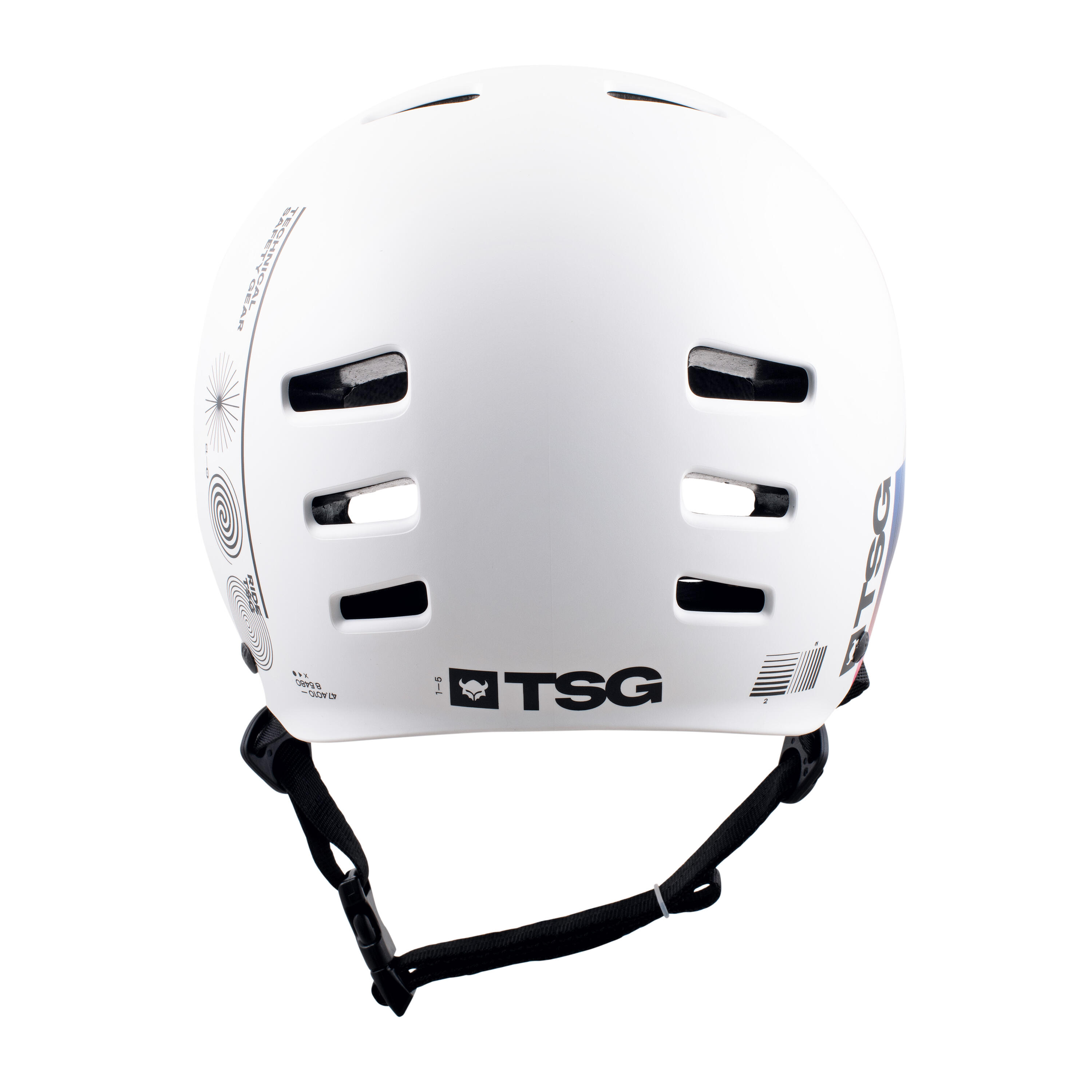 Casque Evolution Graphic Design Blanc Board-Cast - Taille L/XL - TSG 4/4