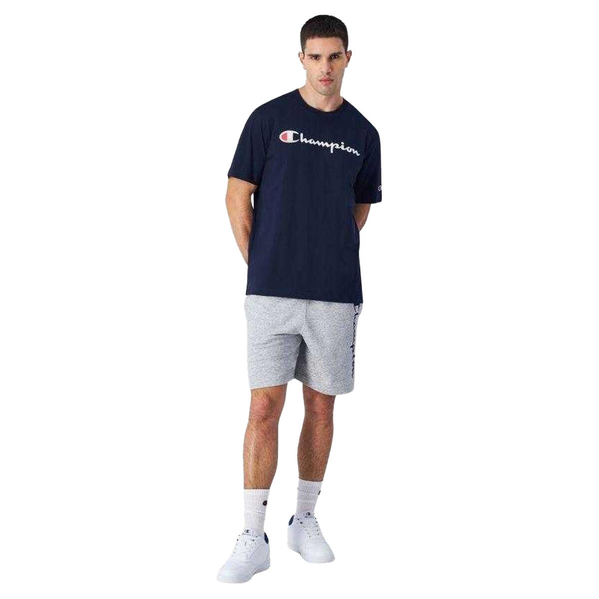 Herenlogo TShirt (Marineblauw) 4/4