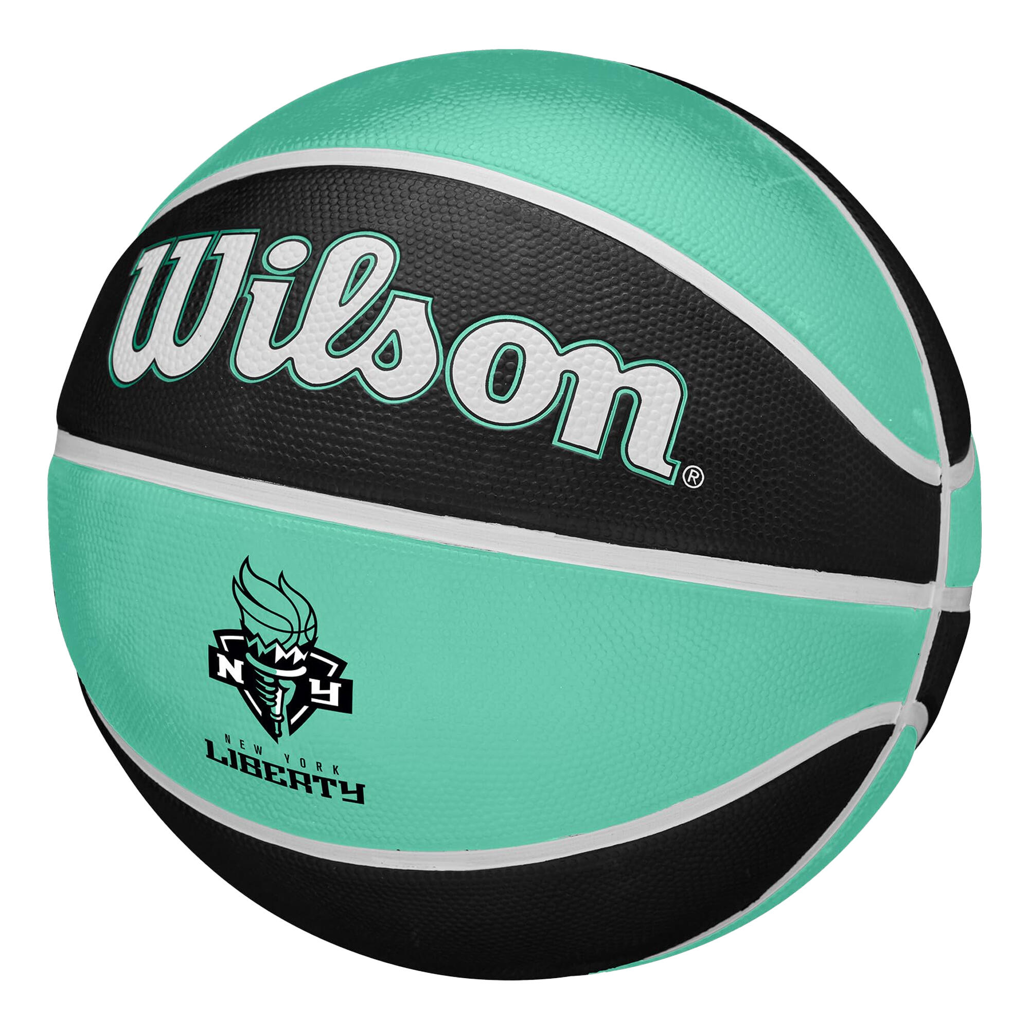 Eerbetoon New York Liberty NBA Basketbal (Zwart/Groen) 6 3/6