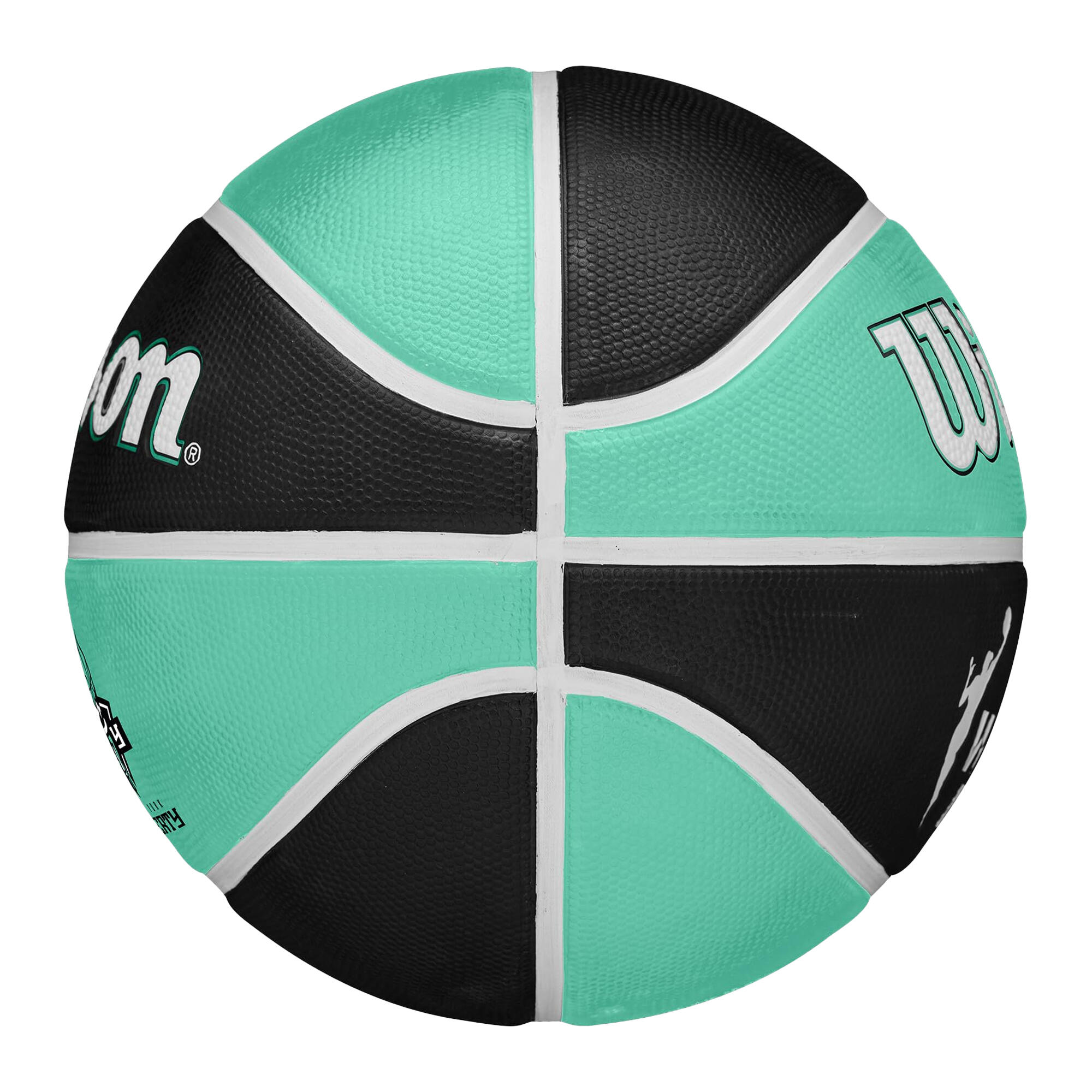 Eerbetoon New York Liberty NBA Basketbal (Zwart/Groen) 6 2/6