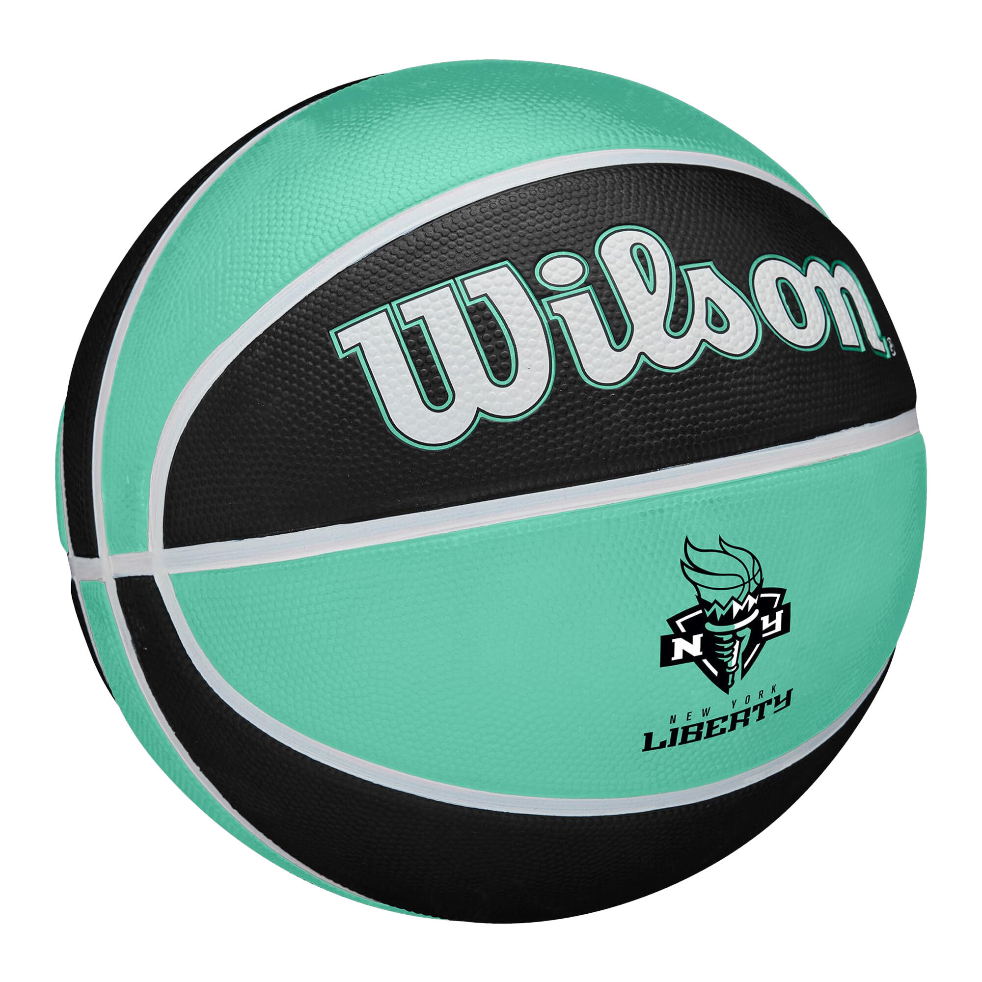 Eerbetoon New York Liberty NBA Basketbal (Zwart/Groen) 6 4/6