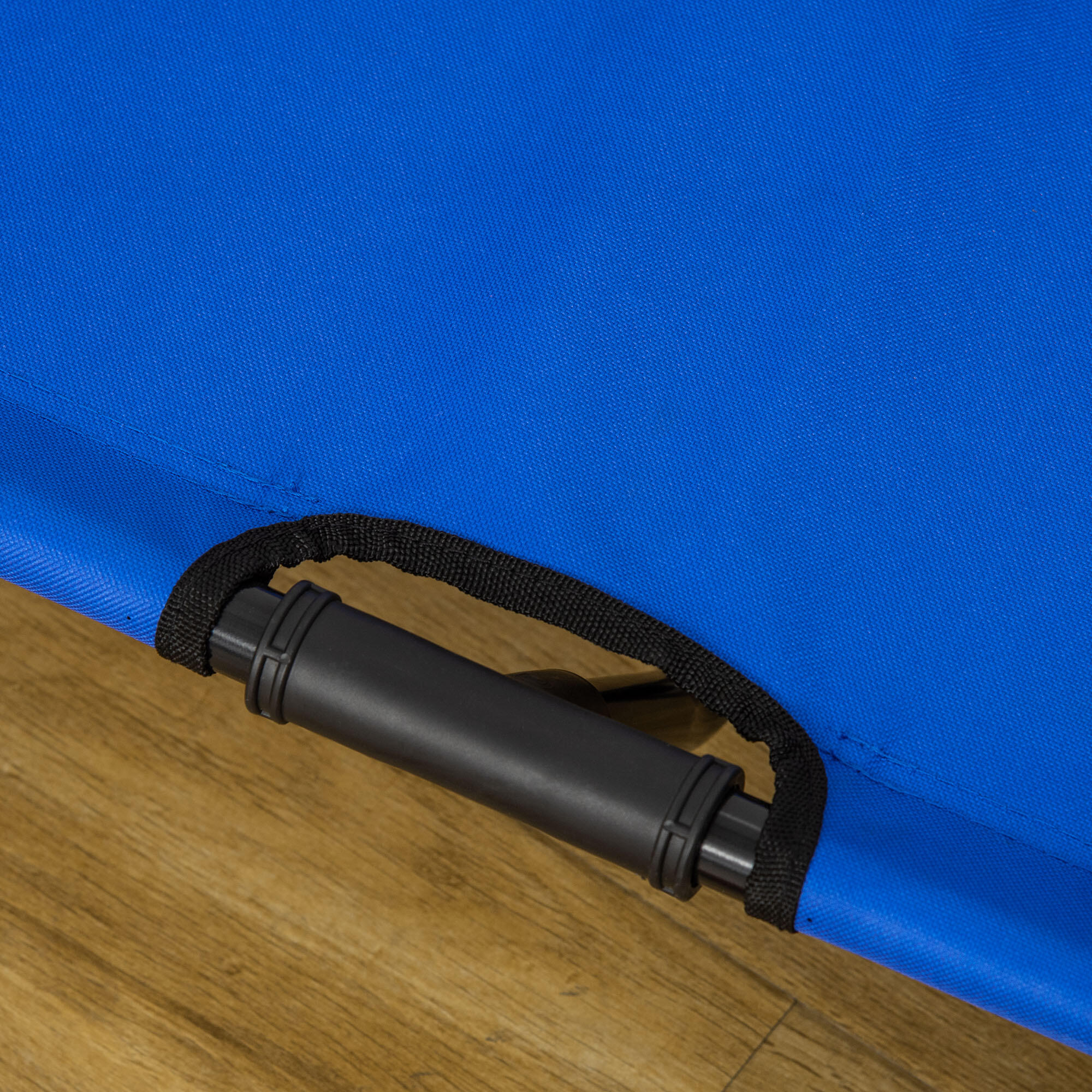 Cama Elevada Perros PawHut 92x76x18 cm Azul 4/5