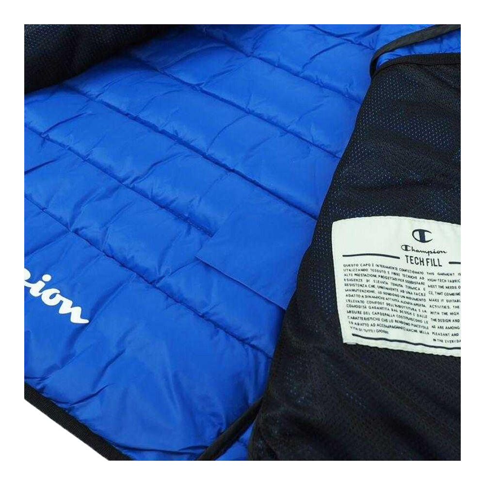 Giacca Con Cappuccio Tasca Sul Petto Uomo Champion Blu 4/4