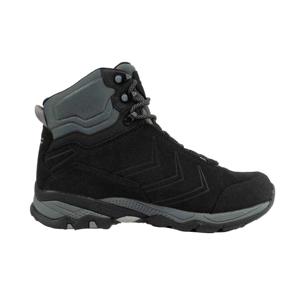 Mens Melnick Leather Ankle Boots (Black)