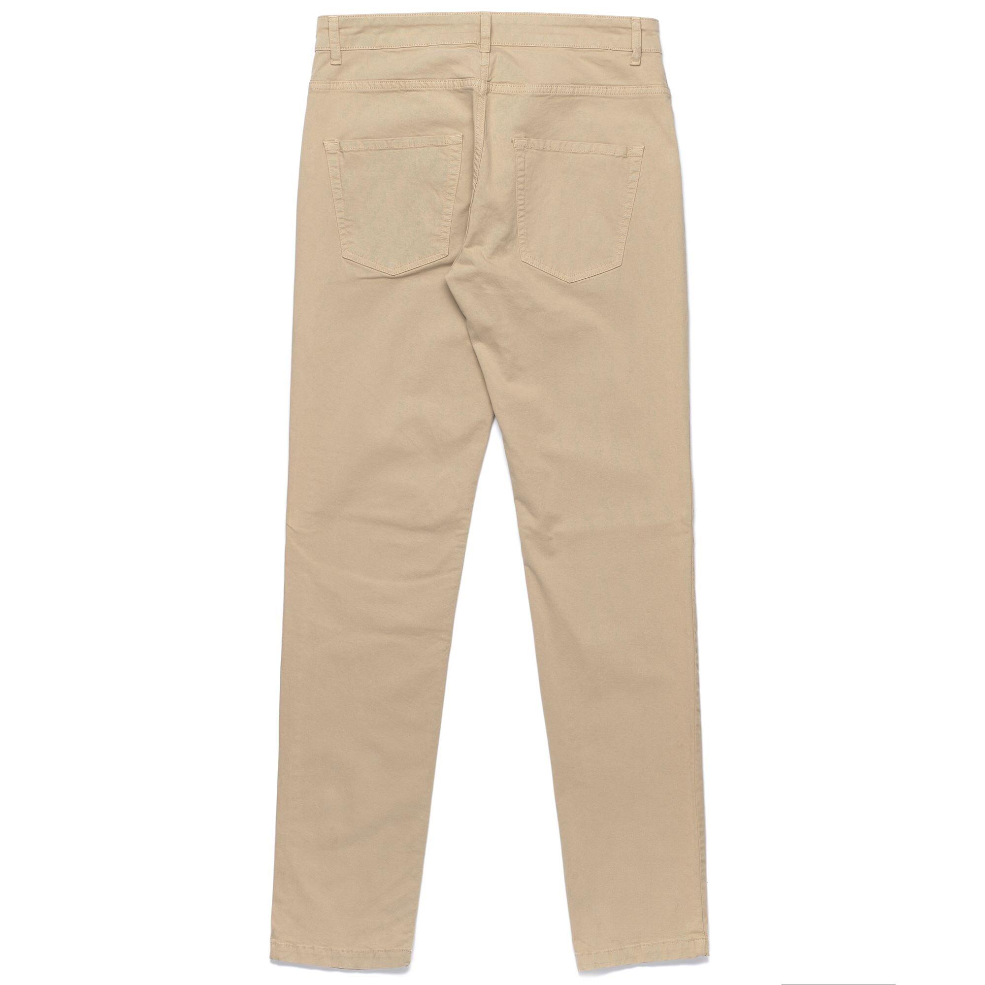 Pantaloni da uomo in cotone beige da lifestyle 2/2