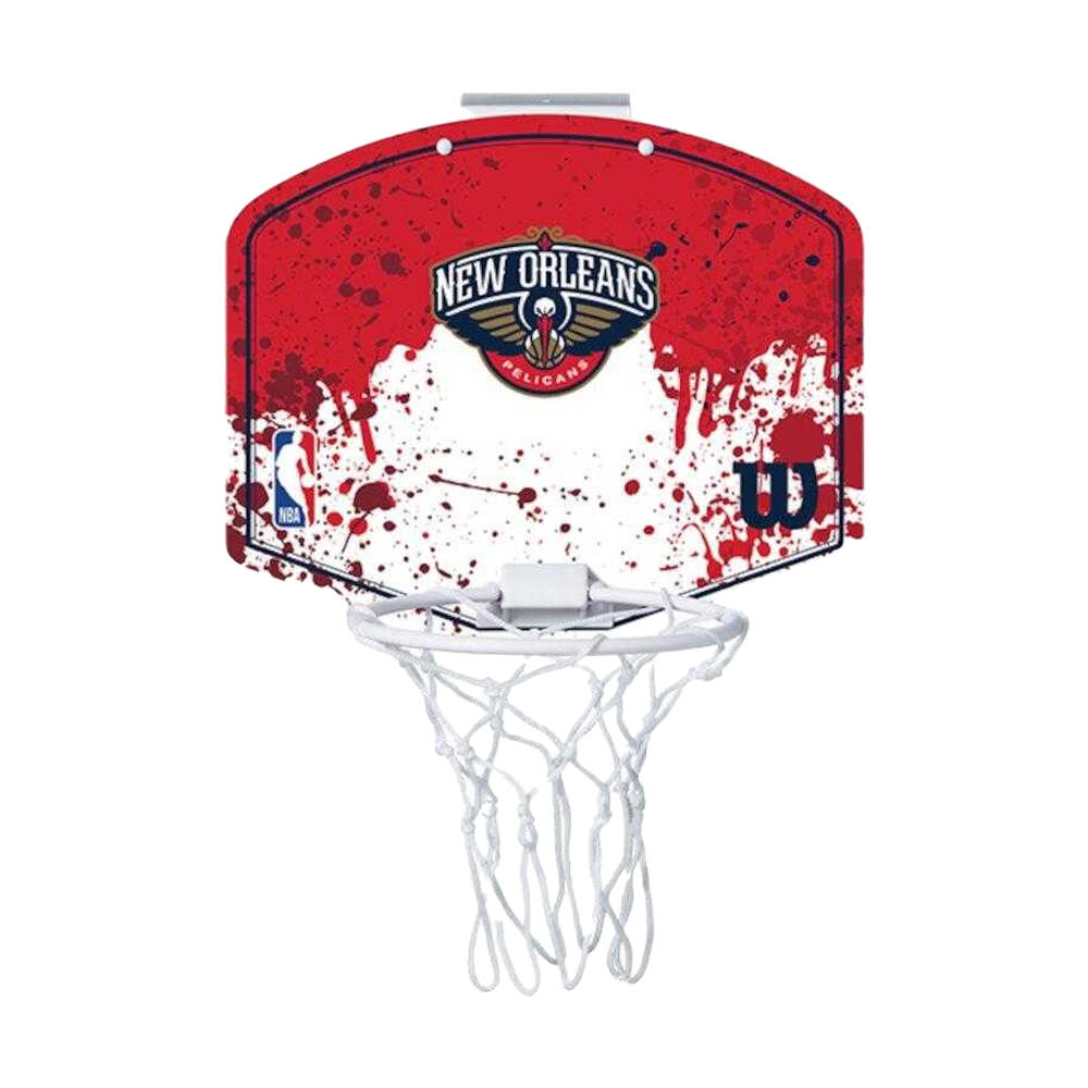 Ensemble De Mini Panier De Basket NEW ORLEANS PELICANS Adulte (Rouge) 2/2