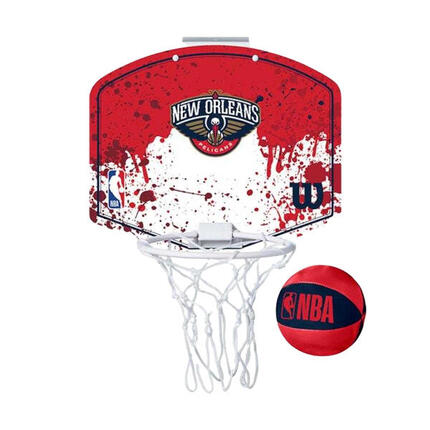 Ensemble De Mini Panier De Basket NEW ORLEANS PELICANS Adulte (Rouge)