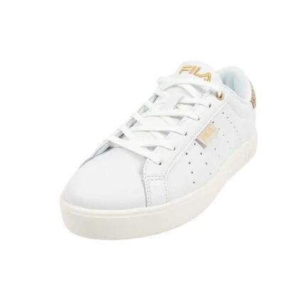 Baskets LUSSO Femme (Blanc / Jaune Or)