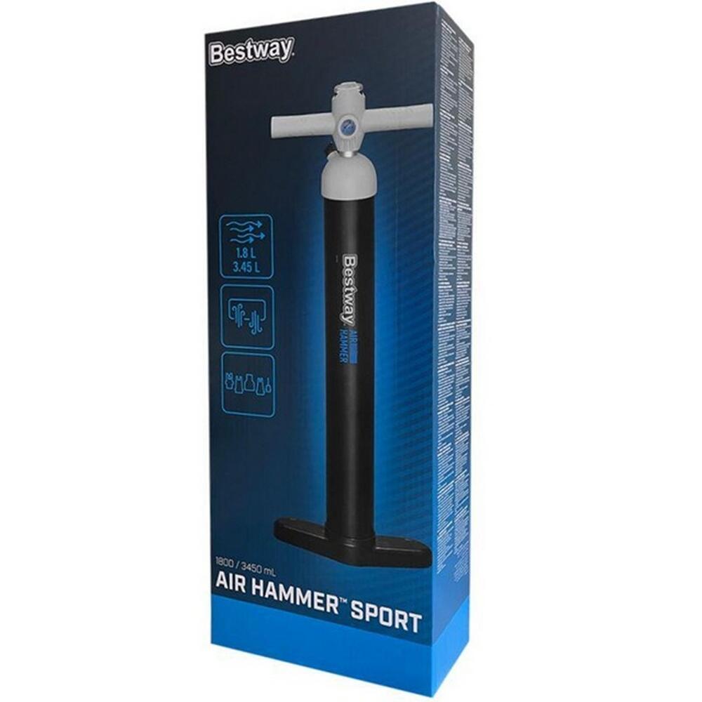 Alluminio Logo Pompa D´aria Bestway Nero 2/2
