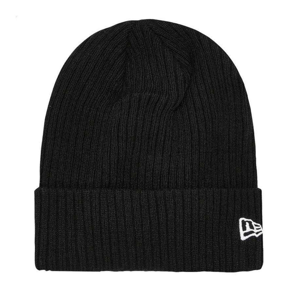 Unisex Adult Colours Cuffed Beanie (Black)