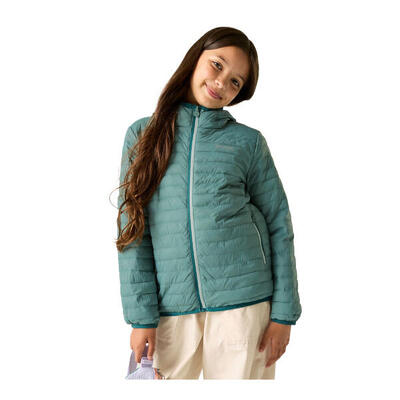 Childrens/kids hillpack hooded jacket (roze waas)