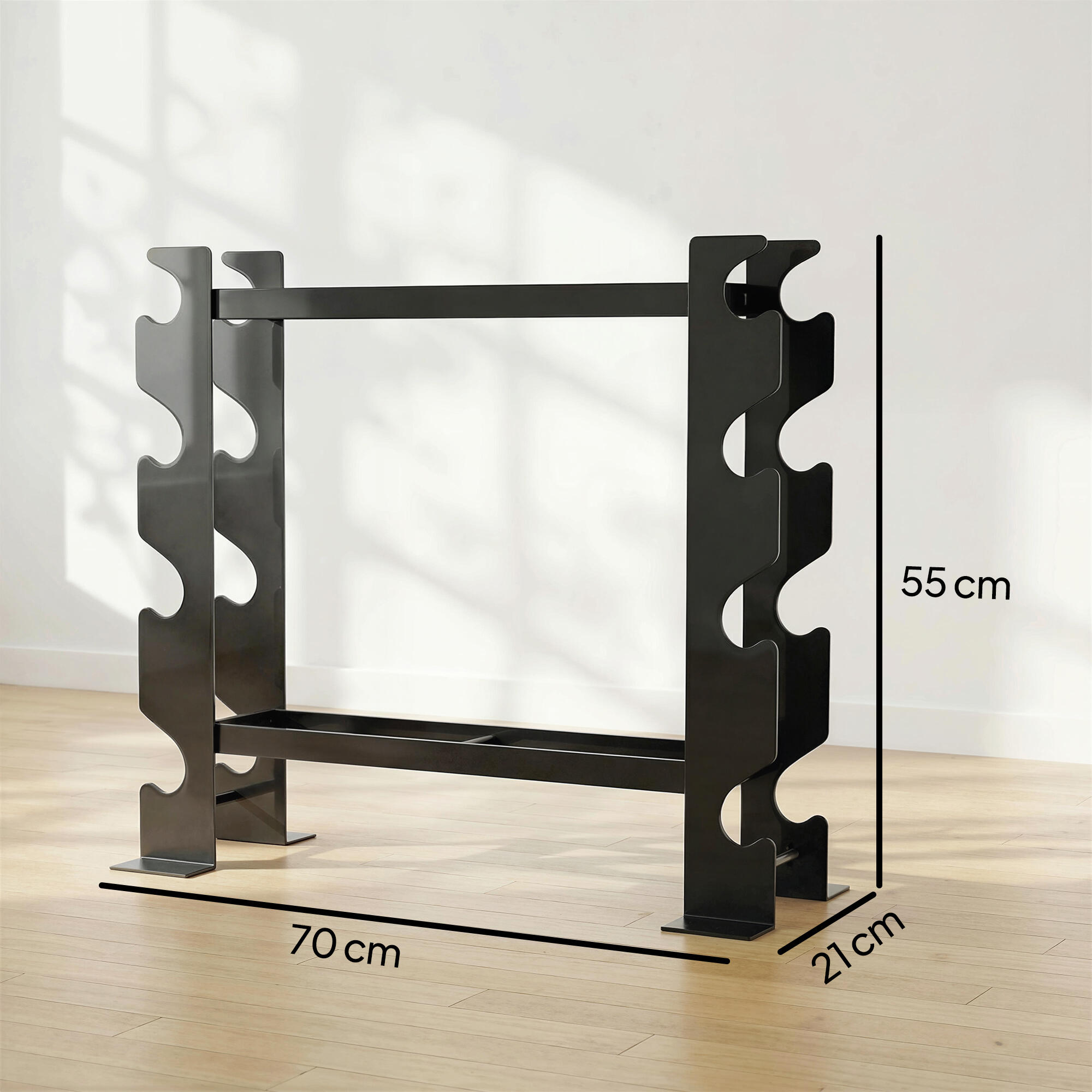 Suporte para Halteres SPORTNOW Preto 3/5