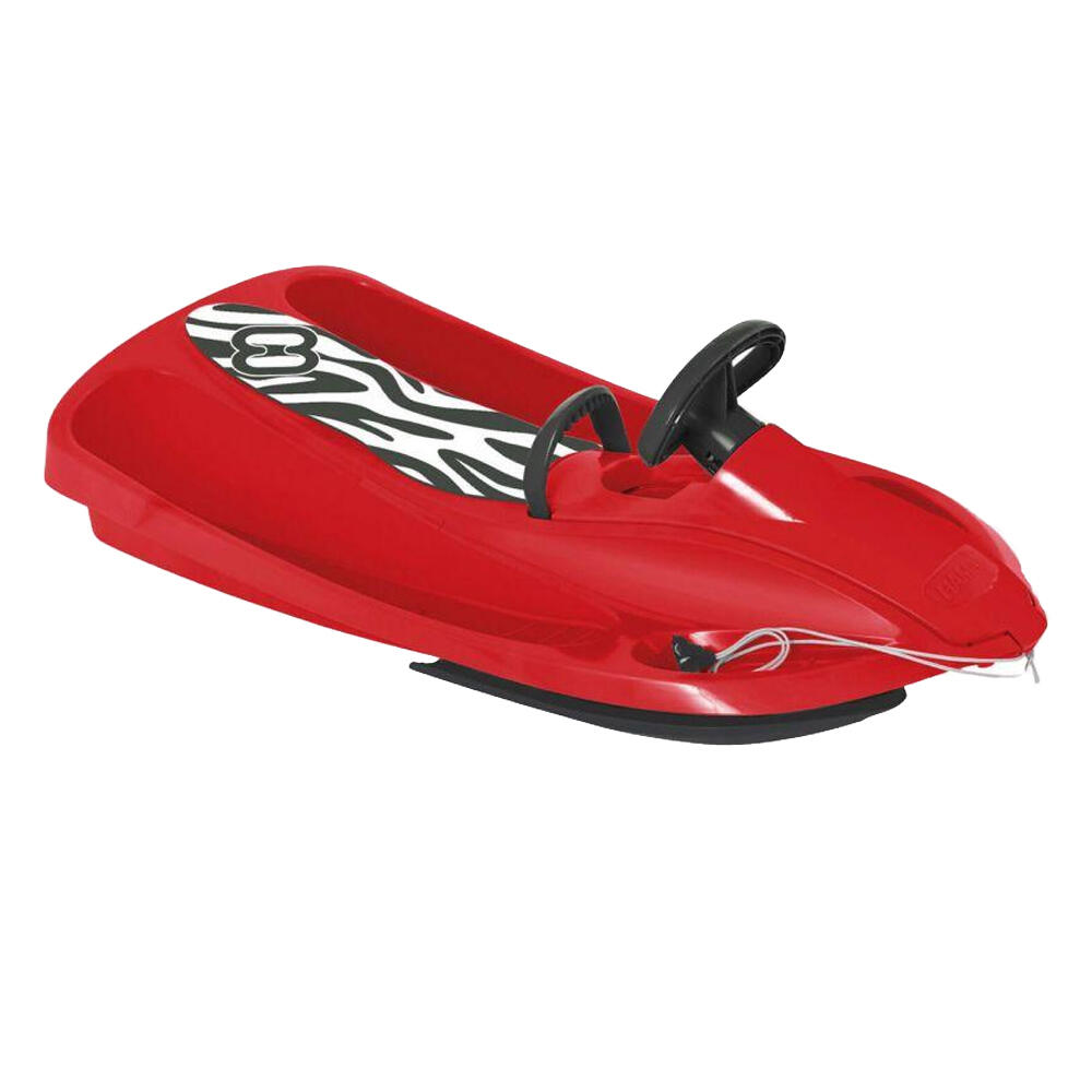 Zebra Snow Sled (Red)