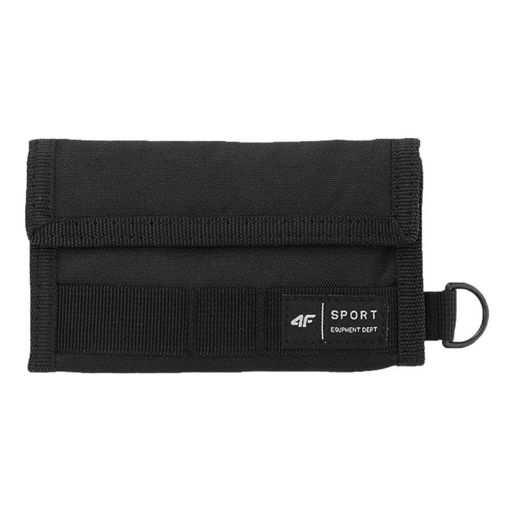 U005 Logo Polyester Wallet (Black) One Size