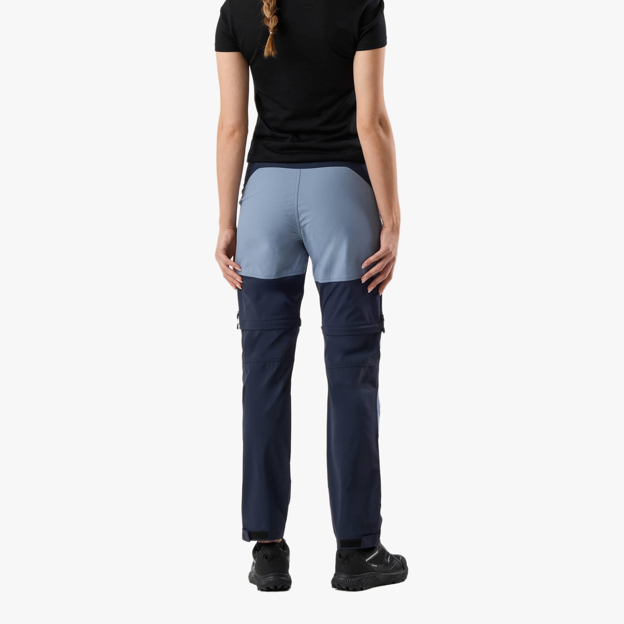 Women hiking outdoor pants wind resistant breathable Lofoten Stretch Zip-Off 2/7