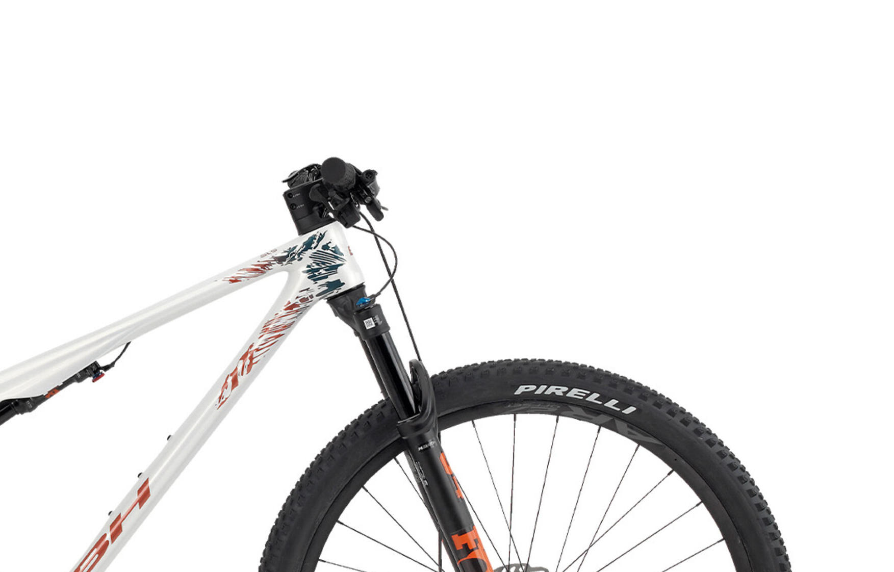 Bicicleta Mtb Bh Lynx Sls 6.5 Blanco-Naranja 2/3