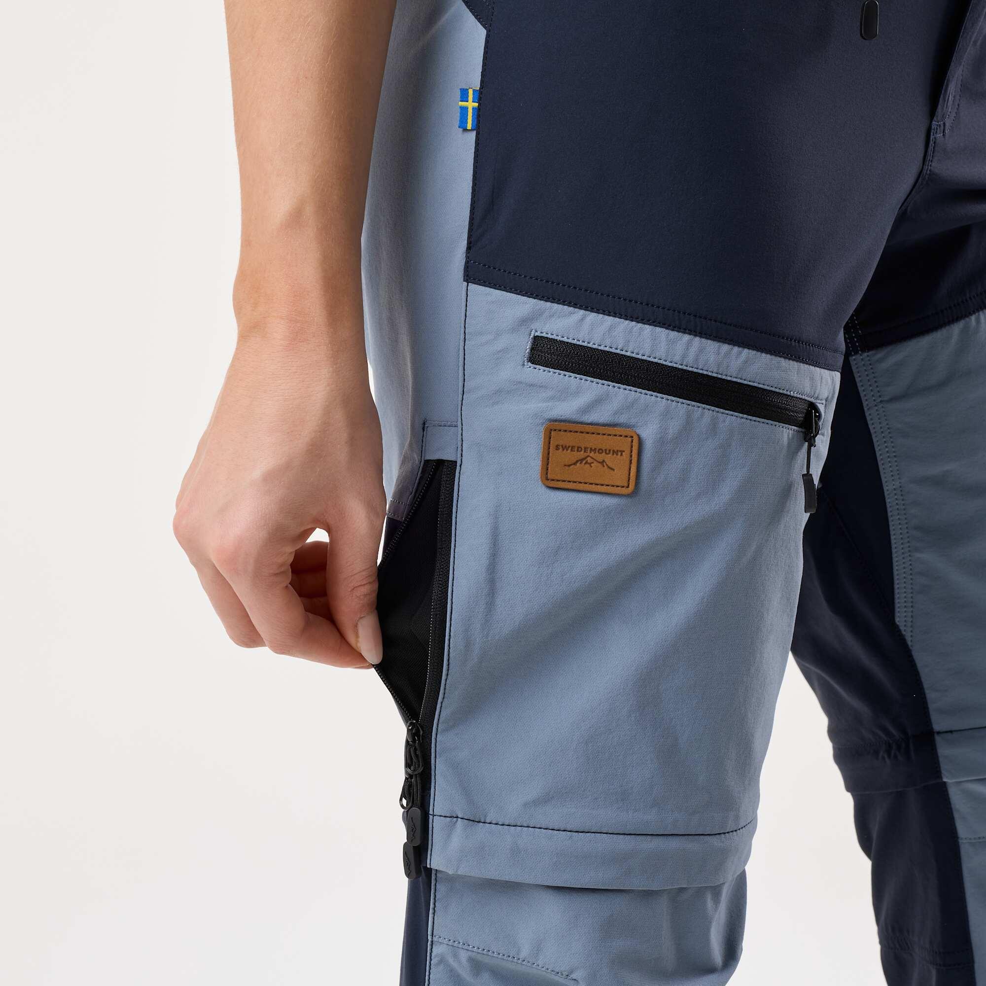 Women hiking outdoor pants wind resistant breathable Lofoten Stretch Zip-Off 6/7