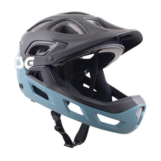 Schutzausrüstung - Seek FR Grafikdesign Flow Schwarz/Blau S/M - TSG