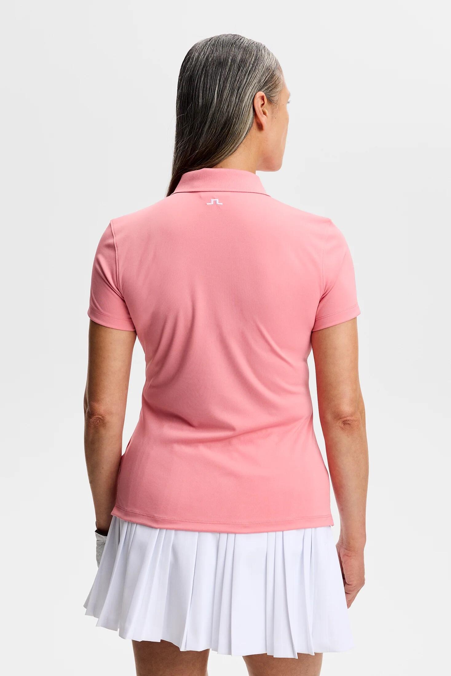 Tour Tech Polo Damen Flamingo Plume 2/4