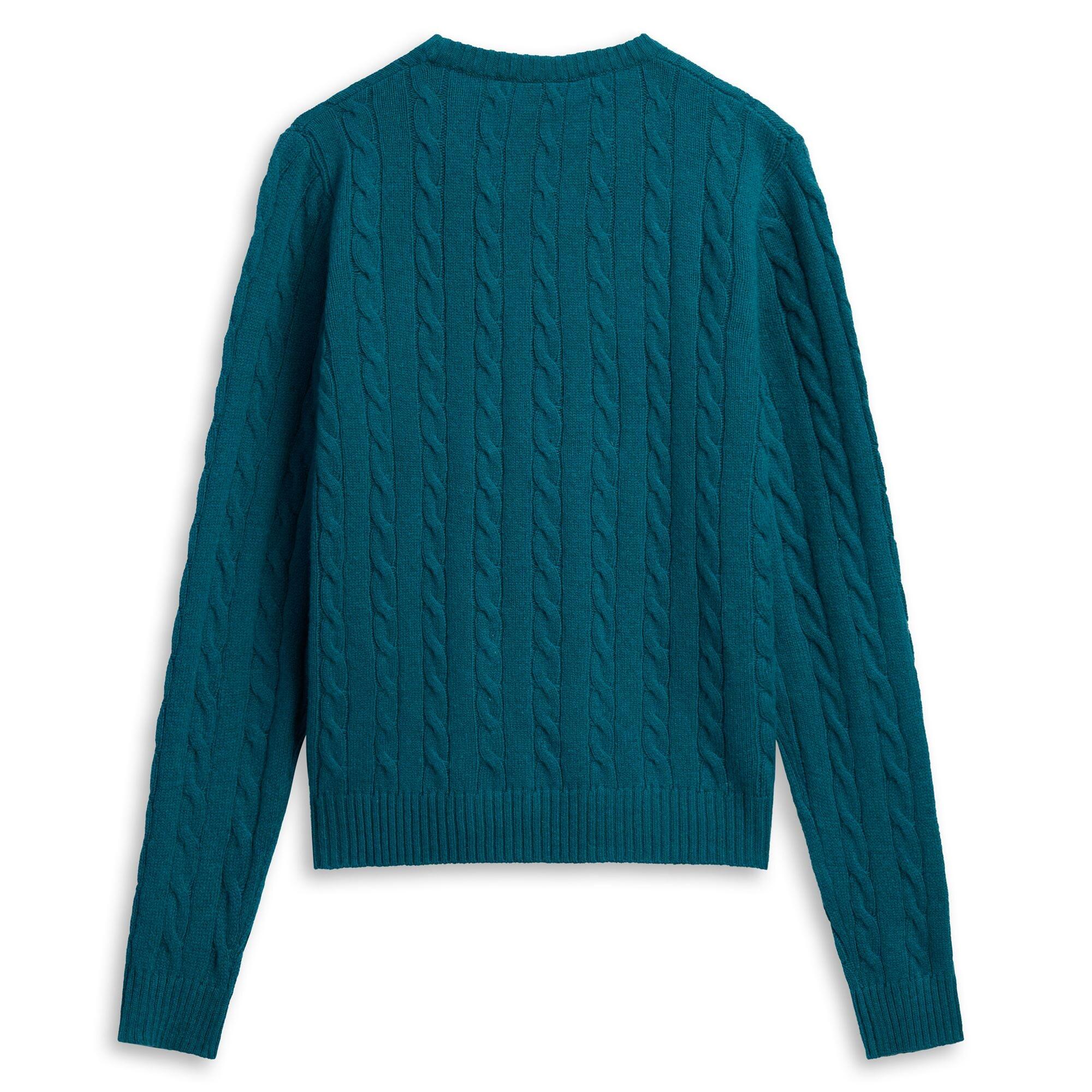Maglione da donna in cotone blu da lifestyle 3/6