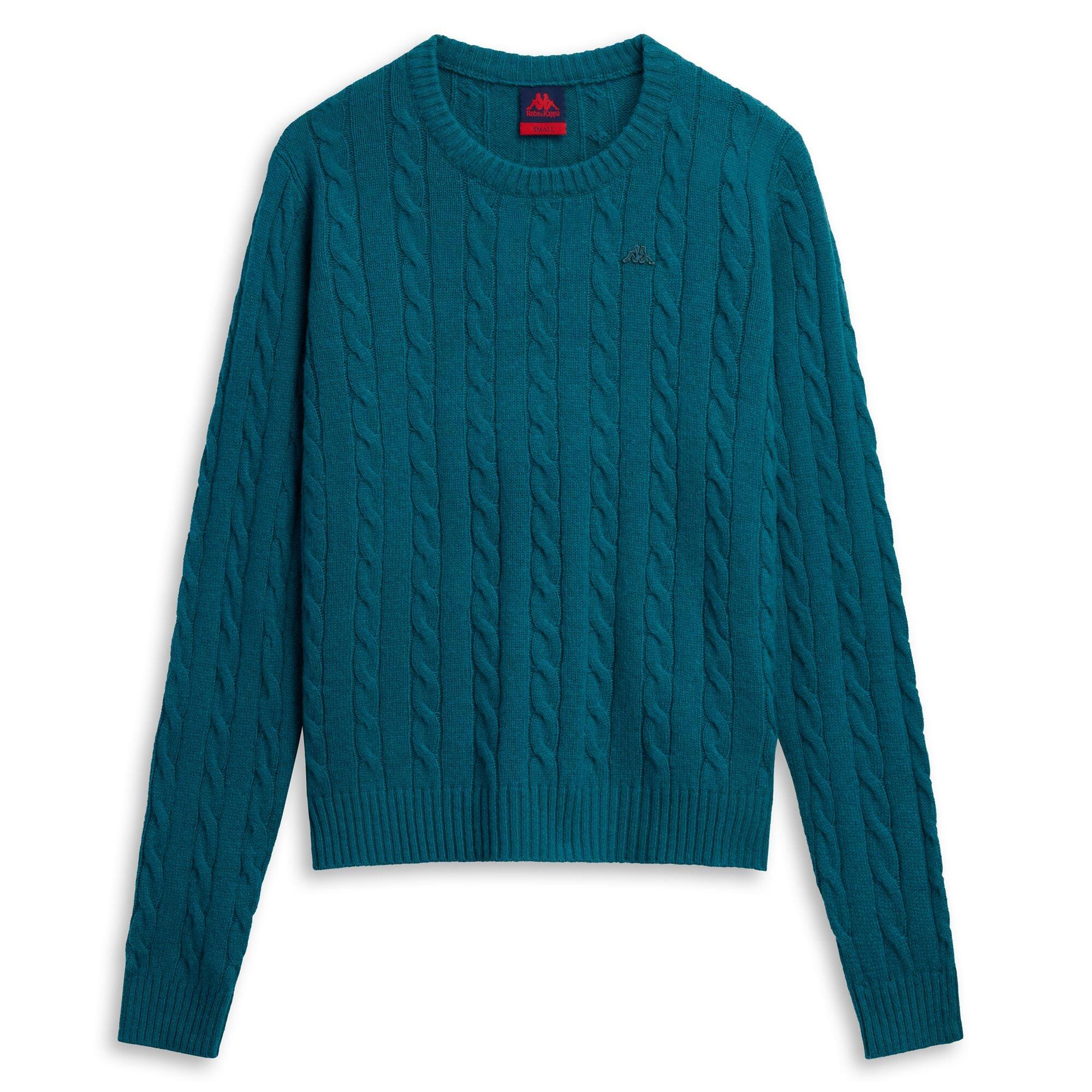 Maglione da donna in cotone blu da lifestyle 2/6