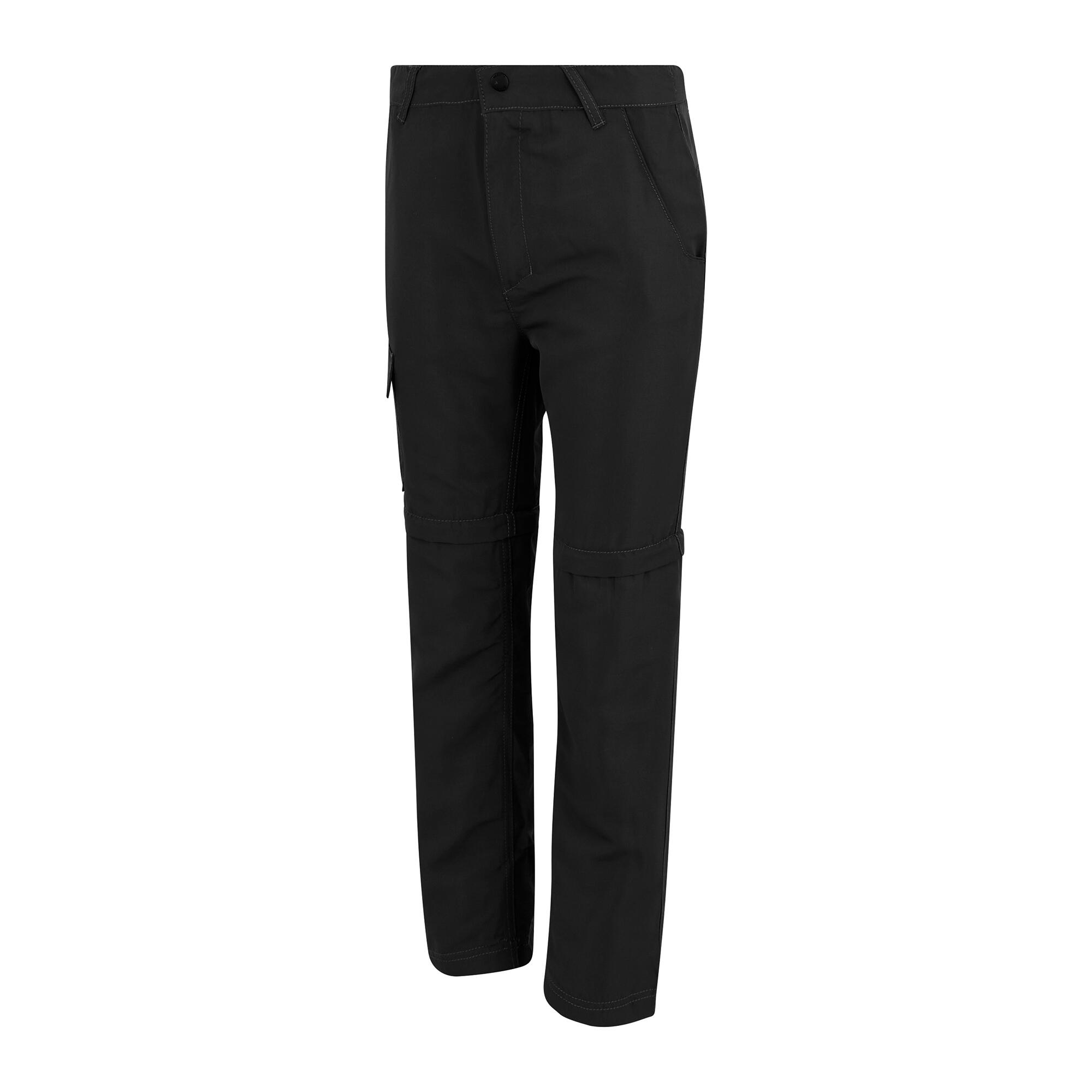 Pantalone Cerniera Rimovibile Bambini Regatta Sorcer III Nero 2/5