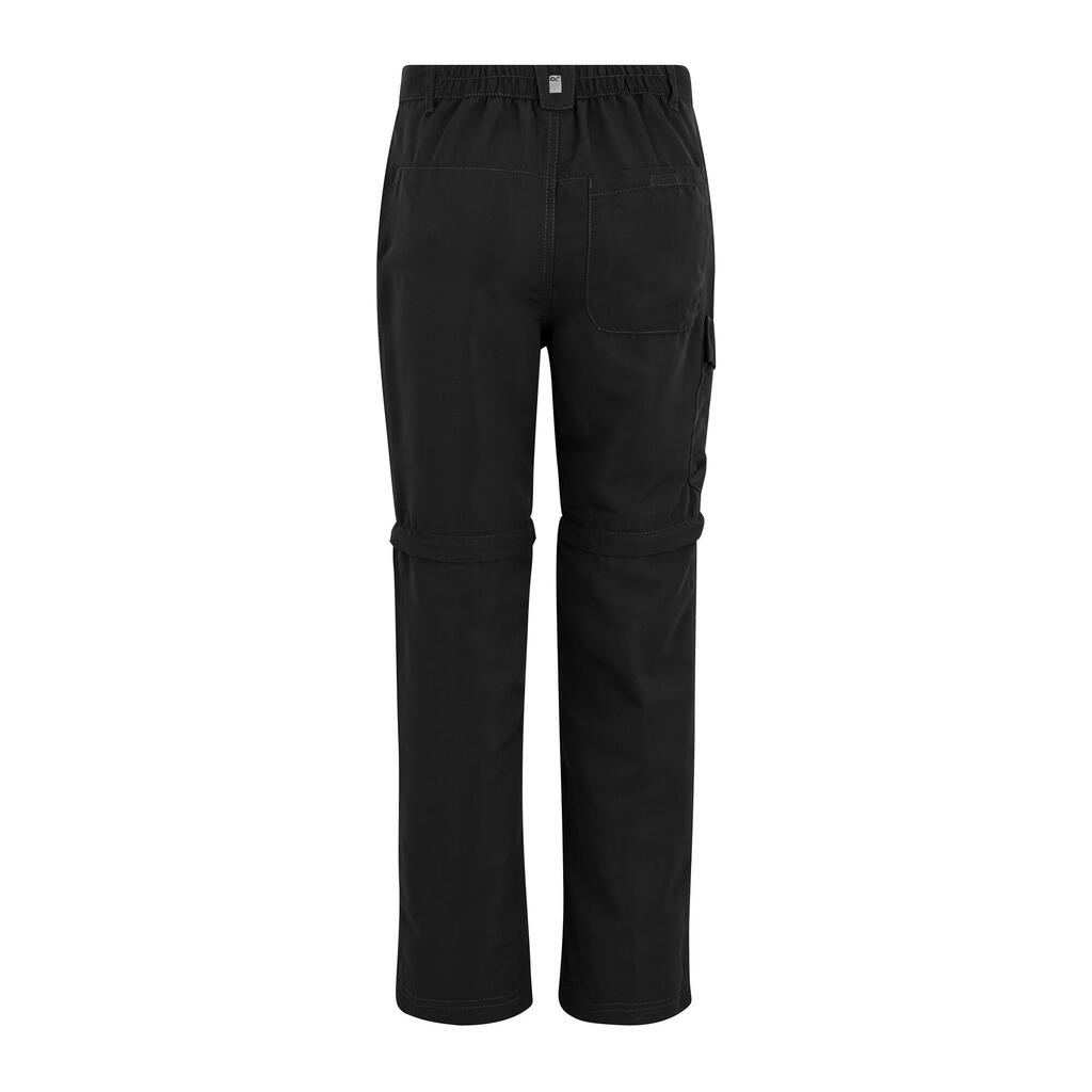 Childrens/Kids Sorcer III ZipOff Trousers (Black)