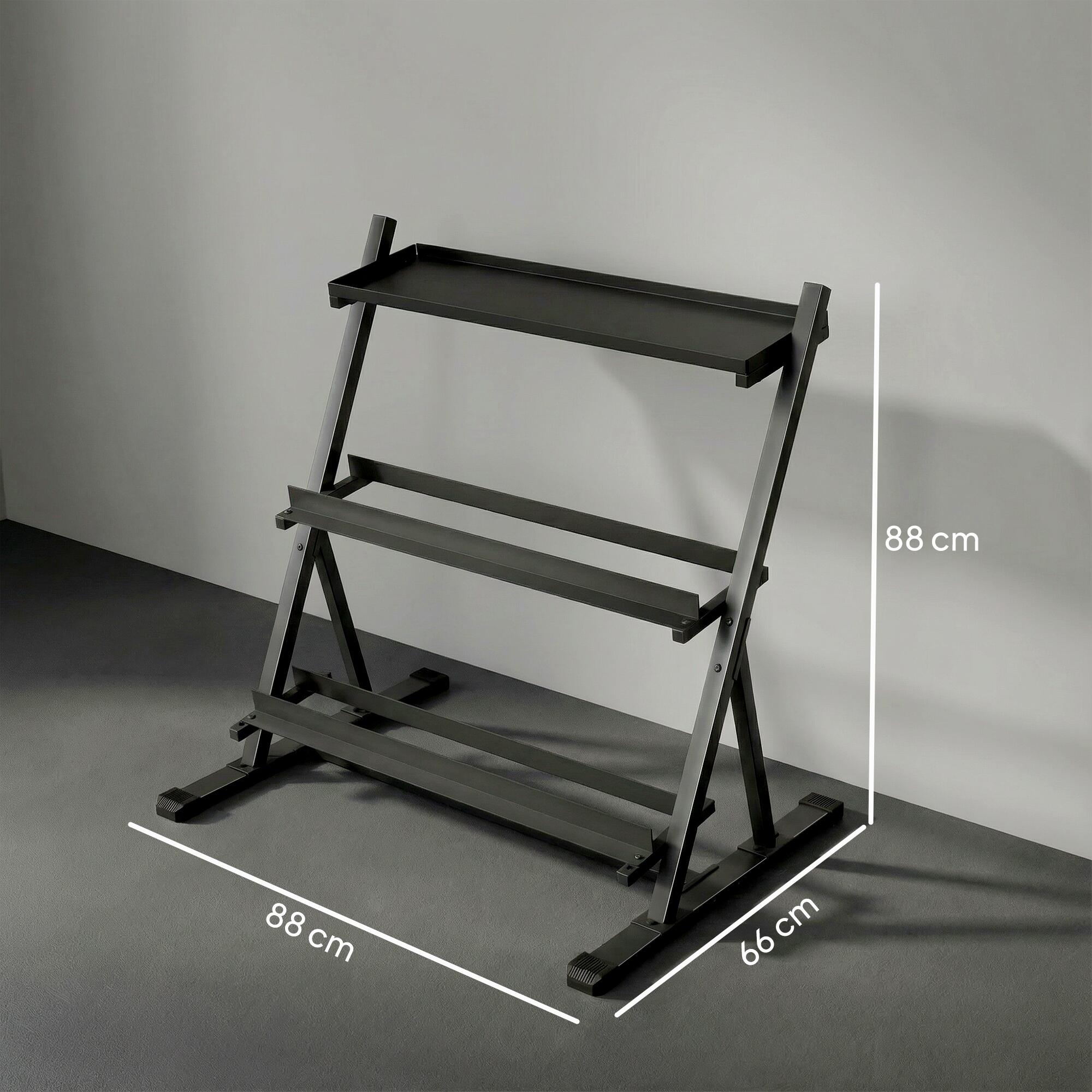 Suporte para Halteres SPORTNOW Preto 3/5
