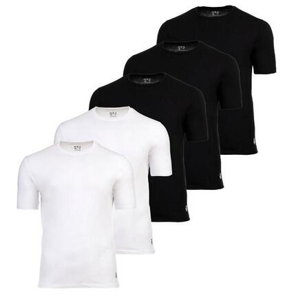 T-Shirt Herren 5er Pack Bequem sitzend-RM Undershirt U-Neck 5-Pack