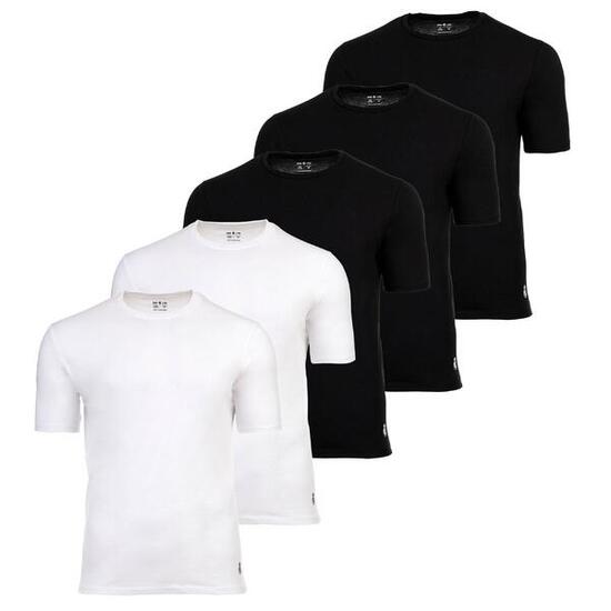 T-Shirt Herren 5er Pack Bequem sitzend-RM Undershirt U-Neck 5-Pack