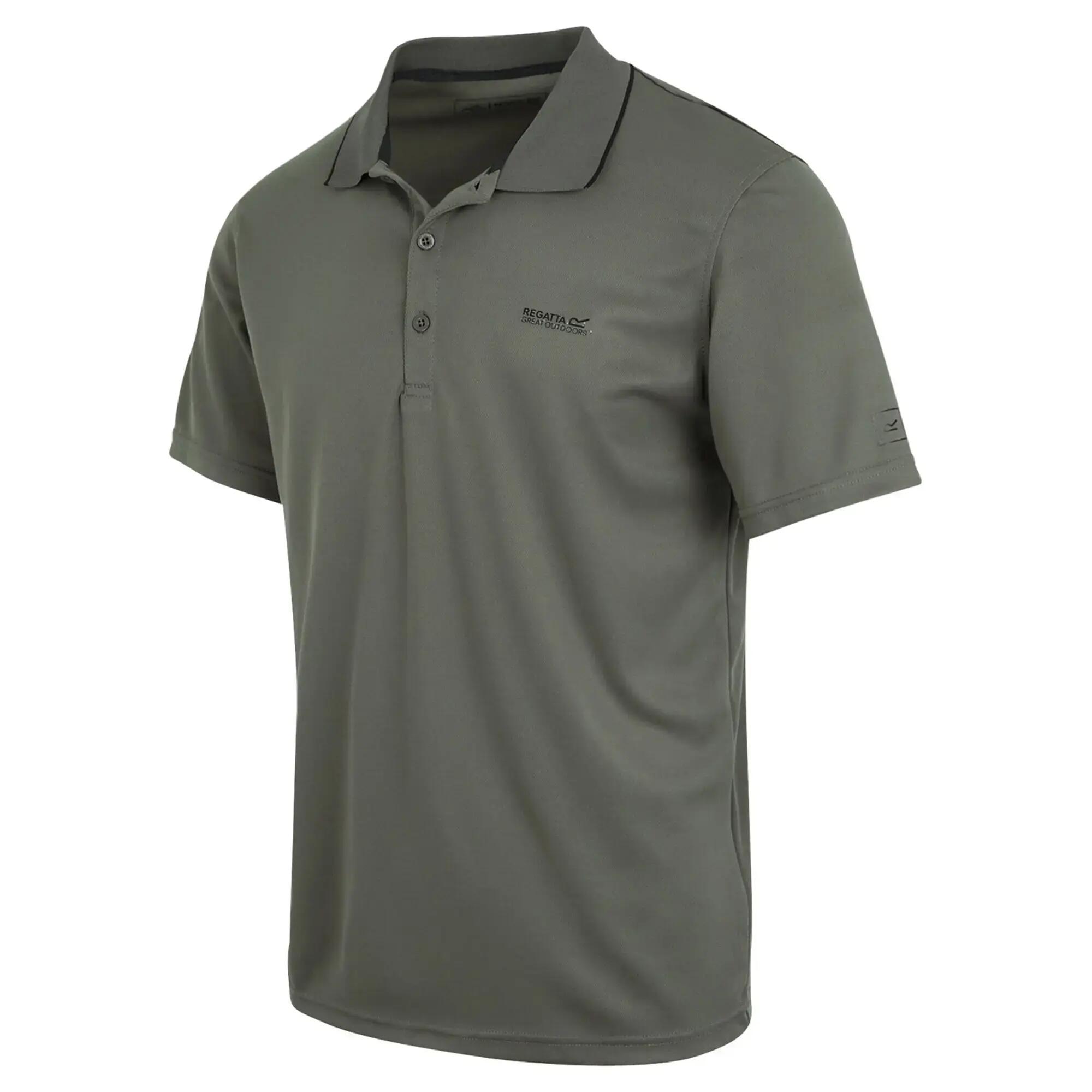Heren Maverick V Actief Poloshirt (Treetop) 3/4