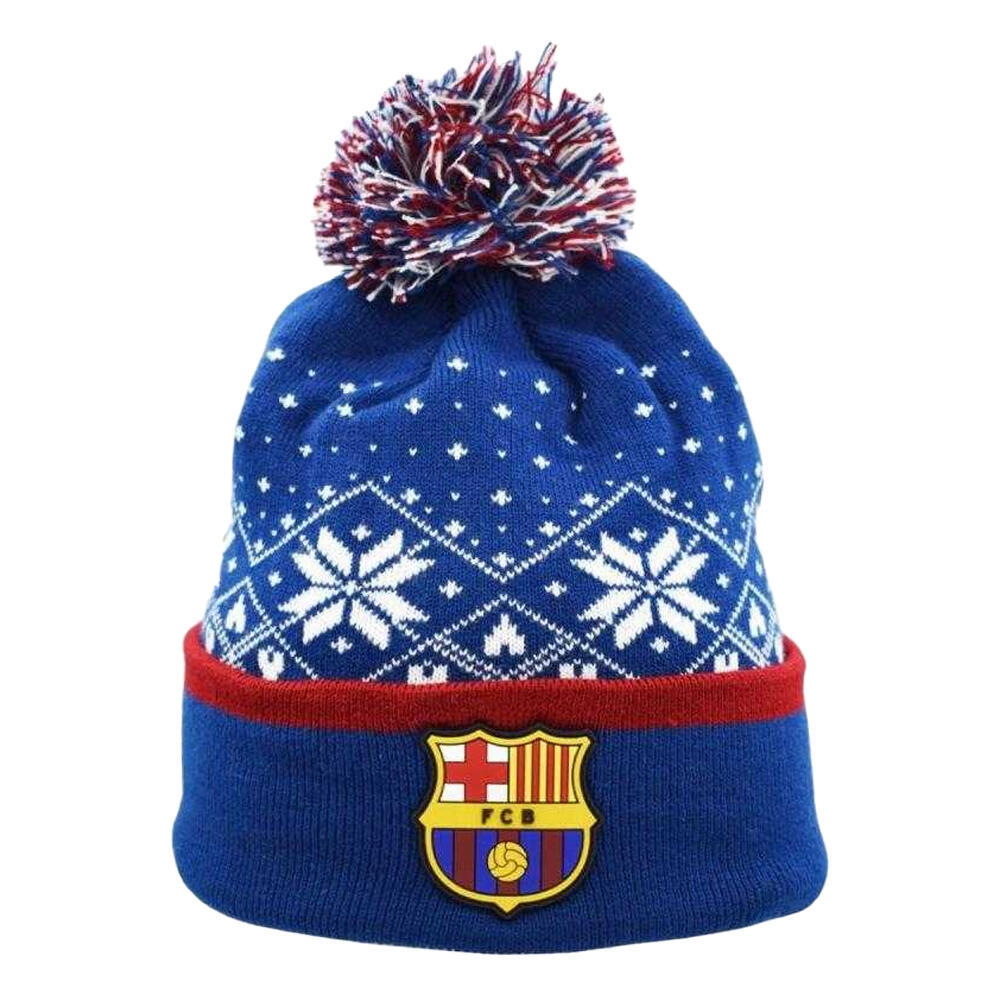 Mens Christmas Beanie (Navy Blue)