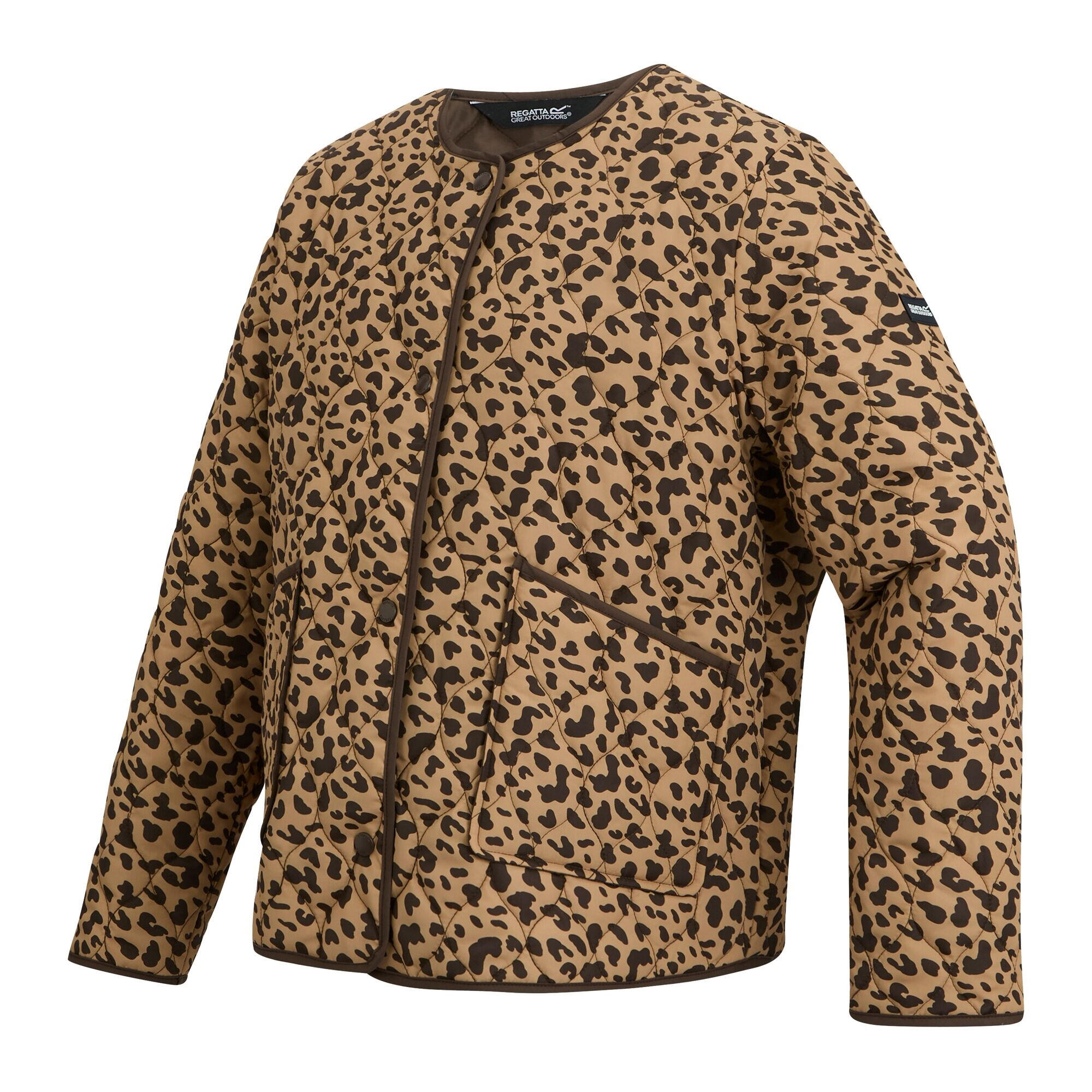 Veste Motif/style Imprimé Léopard Abstrait MIRA Femme (Multicolore) 3/5