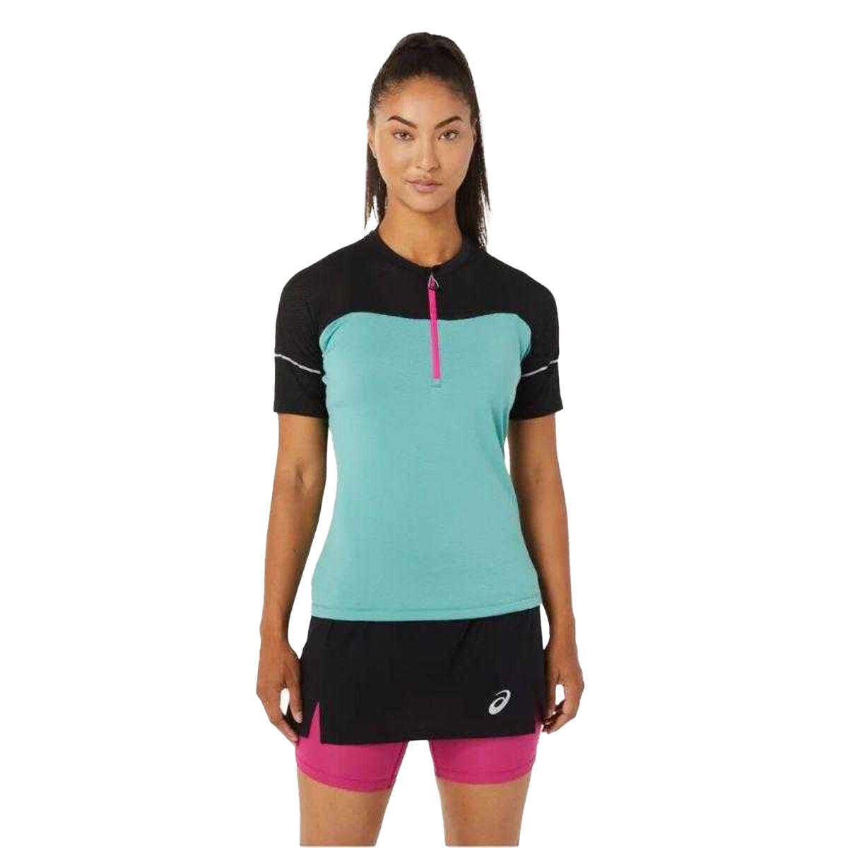 Tshirt FUJITRAIL Femme (Noir / Bleu) 2/3