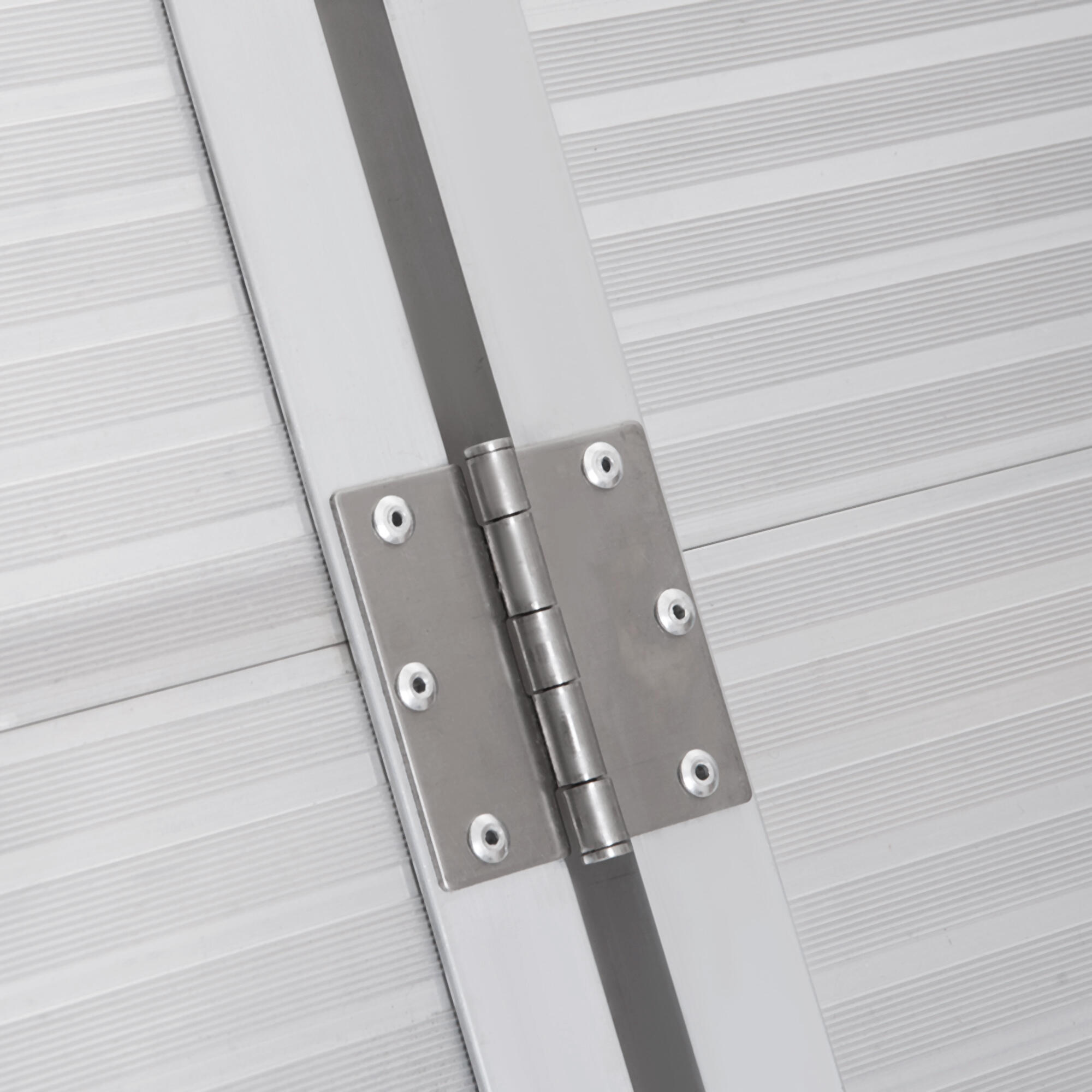 Rampa para Sillas HOMCOM 91x74x5 cm Plata 4/5