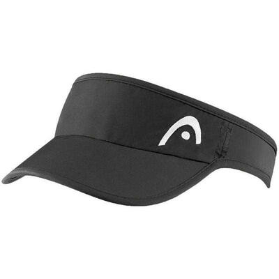 Dames pro speler visor cap (zwart)